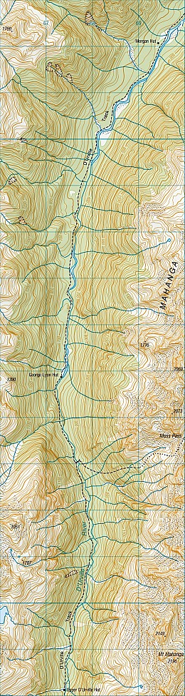 Day 4 Upper D'Urville Biv to Morgan Hut via George Lyon (Ella) Hut