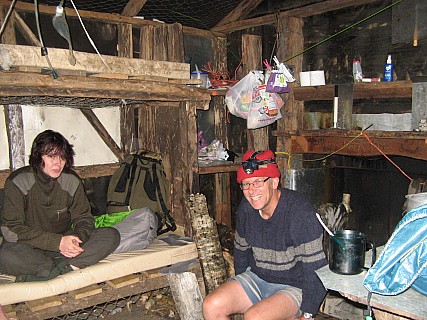 Inside Slaty Creek Hut
Photographer;&nbsp;Brian
2013-04-23&nbsp;15.41.51;&nbsp;Metadata time: '2013 Apr 23 15:41'
Original size:&nbsp;3,072 x 2,304; 1,256 kB
Filename: 2013-04-23 15.41.51 IMG_2897 Brian - inside Slaty Creek Hut.jpeg