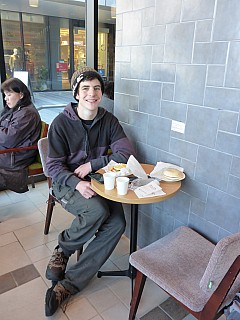 Adrian at lunch
Photographer;&nbsp;Simon
2016-03-01&nbsp;13.46.41;&nbsp;Metadata time: '2016 Mar 01 13:46'
Original size:&nbsp;3,456 x 4,608; 5,309 kB
Filename: 2016-03-01 13.46.41 P1000763 Simon - Adrian at lunch.jpeg