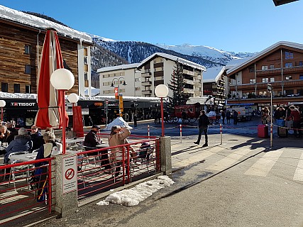 Outside Zermatt station
Photographer;&nbsp;Jim
2018-01-29&nbsp;14.52.57;&nbsp;Metadata time: '2018 Jan 29 14:52'
Original size:&nbsp;4,032 x 3,024; 5,650 kB
Filename: 2018-01-29 14.52.57 Jim - Outside Zermatt station.jpeg