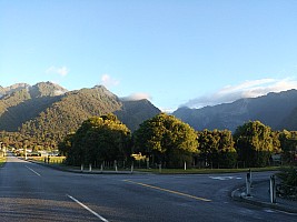 Travelling to Fox Glacier