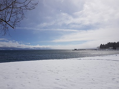 Lake Tahoe and snow covered beach
Photographer;&nbsp;Jim
2019-02-27&nbsp;12.01.47;&nbsp;Metadata time: '2019 Feb 27 12:01'
Original size:&nbsp;4,032 x 3,024; 3,537 kB
Filename: 2019-02-27 12.01.47 Jim - Lake Tahoe and snow covered beach.jpeg