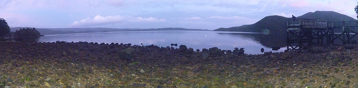 Freds Camp jetty at dusk
Photo: Jim
2019-11-13 21.10.25; '2019 Nov 13 21:10'
Original size: 12,305 x 3,026; 32,480 kB; stitch
2019-11-13 21.10.25 Panorama Jim - Freds Camp jetty at dusk_stitch.jpg