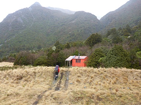 Brian arriving at St Winifreds Hut
Photo: Simon
2020-08-31 13.15.50; '2020 Aug 31 13:15'
Original size: 4,608 x 3,456; 6,384 kB
2020-08-31 13.15.50 P1030423 Simon - Brian arriving at St Winifreds Hut.jpeg