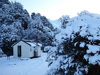 Mistake Flats Hut in the snow
Photographer;&nbsp;Brian
2020-09-02&nbsp;08.07.34;&nbsp;Metadata time: '2020 Sept 02 08:07'
Original size:&nbsp;4,000 x 3,000; 5,158 kB
Filename: 2020-09-02 08.07.34 P1020299 Brian - Mistake Flats Hut in the snow.jpeg