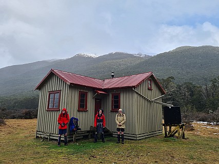Leaving Hurunui  3 hut in rain
Photographer;&nbsp;Simon
2022-08-03&nbsp;10.35.59;&nbsp;Metadata time: '2022 Aug 03 10:35'
Original size:&nbsp;4,032 x 3,024; 3,511 kB
Filename: 2022-08-03 10.35.59 S20 Simon - leaving Hurunui 3 hut in rain.jpeg