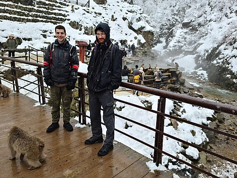 Adrian and Kevin in front of the Snow Monkey Onsen
Photo: Simon
2024-03-06 13.05.05; '2024 Mar 06 17:05'
Original size: 9,248 x 6,936; 17,252 kB
2024-03-06 13.05.05 S20+ Simon - Adrian and Kevin in front of the Snow Monkey Onsen.jpeg Adrian and Kevin in front of the Snow Monkey Onsen
Photo: Simon
2024-03-06 13.05.05; '2024 Mar 06 17:05'
Original size: 9,248 x 6,936; 17,252 kB
2024-03-06 13.05.05 S20+ Simon - Adrian and Kevin in front of the Snow Monkey Onsen.jpeg