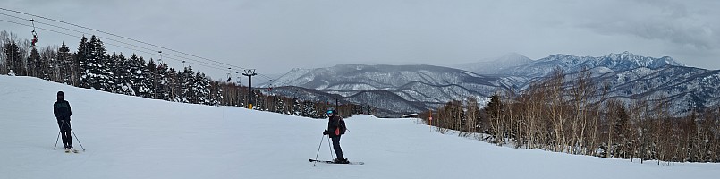 Shiga Kōgen skiing everywhere
Kevin and Simon at top of Okushiga High Speed Pair Nr  3
Photo: Adrian
2024-03-12 10.56.05; '2024 Mar 12 10:56'
Original size: 16,977 x 4,218; 8,135 kB; stitch
2024-03-12 10.56.05 S20+ Adrian - Kevin and Simon at top of Okushiga High Speed Pair Nr 3_stitch.jpg Shiga Kōgen skiing everywhere
Kevin and Simon at top of Okushiga High Speed Pair Nr  3
Photo: Adrian
2024-03-12 10.56.05; '2024 Mar 12 10:56'
Original size: 16,977 x 4,218; 8,135 kB; stitch
2024-03-12 10.56.05 S20+ Adrian - Kevin and Simon at top of Okushiga High Speed Pair Nr 3_stitch.jpg