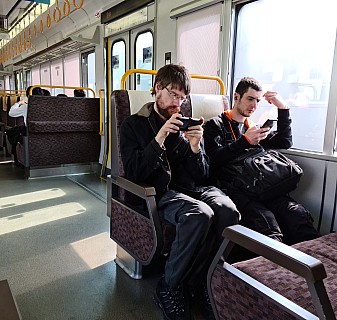 Kevin and Adrian on the train to Nara
Photographer;&nbsp;Simon
2024-03-14&nbsp;14.25.04;&nbsp;Metadata time: '2024 Mar 14 14:25'
Original size:&nbsp;7,305 x 6,936; 9,249 kB;&nbsp;cr
Filename: 2024-03-14 14.25.04 S20+ Simon - Kevin and Adrian on the train to Nara_cr.jpg