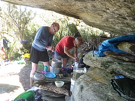 Tunnel Creek Hut to Paringa Rock Biv