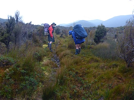 Brian and Jim leaving Rakeahu Hut
Photographer;&nbsp;Simon
2019-11-13&nbsp;07.55.06;&nbsp;Metadata time: '2019 Nov 13 07:55'
Original size:&nbsp;4,608 x 3,456; 6,164 kB
Filename: 2019-11-13 07.55.06 P1030009 Simon - Brian and Jim leaving Rakeahu Hut.jpeg