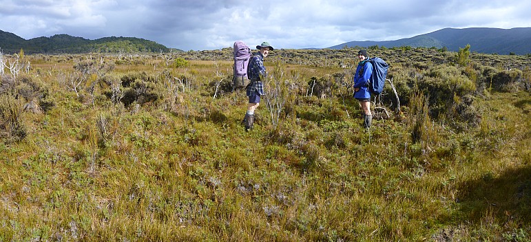 2019-11-14 09.55.06 Panorama Simon - Brian and Jim on track near Freshwater_stitch.jpg: 7460x3406, 31325k (2019 Dec 11 19:35)