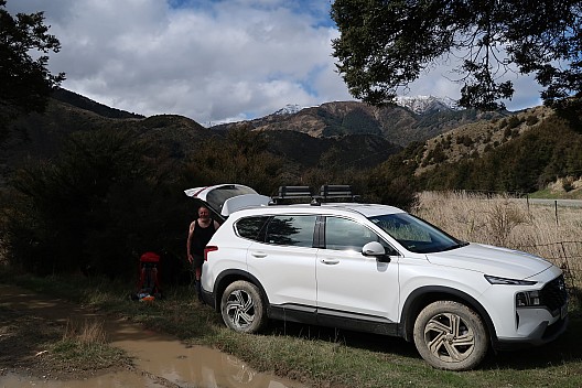 Sisters car park to Jollie Brook Hut