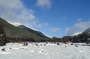 Hut day at Hurunui #3 Hut