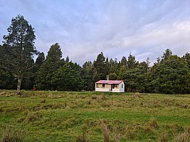 Mataketake Hut to Blue River Hut via tops, drive to Waita River at the south end of Haast-Paringa Cattle Track, tramp to Coppermine Creek Hut