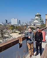 Kuromon market, Ōsaka Castle, Sumo Wrestling and Edion Arean\, Dōtonburi
Simon and Adrian on the Bluebirds rooftop terrace
Photographer;&nbsp;Jim
2024-03-15&nbsp;12.06.16;&nbsp;Metadata time: '2024 Mar 15 12:06'
Original size:&nbsp;2,376 x 2,936; 2,086 kB;&nbsp;cr
Filename: 2024-03-15 12.06.16 S21FE+ Jim - Simon and Adrian on the Bluebirds rooftop terrace_cr.jpg