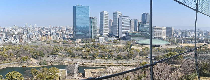View from Ōsaka Castle
Photographer;&nbsp;Adrian
2024-03-15&nbsp;11.17.39;&nbsp;Metadata time: '2024 Mar 15 11:17'
Original size:&nbsp;12,798 x 4,912; 8,841 kB;&nbsp;stitch
Filename: 2024-03-15 11.17.39 S20+ Adrian - view from Ōsaka Castle_stitch.jpg