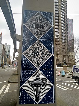 Murals from the Seattle Monorail Column Mural Project celebrating the 53rd Annual Northwest Folklife Festival
Photographer;&nbsp;Nick
2025-03-04&nbsp;10.07.14;&nbsp;Metadata time: '2025 Mar 04 10:07'
Original size:&nbsp;3,456 x 4,608; 4,196 kB
Filename: 2025-03-04 10.07.14 Nick - murals from the Seattle Monorail Column Mural Project celebrating the 53rd Annual Northwest Folklife Festival.jpeg