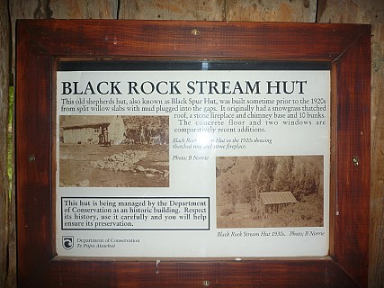 Black Rock Stream Hut sign
Photographer;&nbsp;Simon
2013-11-18&nbsp;15.02.35;&nbsp;Metadata time: '2013 Nov 18 15:02'
Original size:&nbsp;4,000 x 3,000; 6,001 kB
Filename: 2013-11-18 15.02.35 P1050420 Simon - Black Rock Stream Hut sign.jpeg