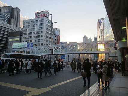 Shinjuku outside the JR station
Photographer;&nbsp;Anne
2017-01-12&nbsp;16.08.09;&nbsp;Metadata time: '2017 Jan 12 16:08'
Original size:&nbsp;4,608 x 3,456; 4,616 kB
Filename: 2017-01-12 16.08.09 IMG_8375 Anne - Shinjuku outside the JR station.jpeg