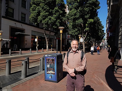 Simon at Powell Street Cable Car terminus
Photographer;&nbsp;Jim
2020-02-27&nbsp;12.04.54;&nbsp;Metadata time: '2020 Feb 27 12:04'
Original size:&nbsp;4,032 x 3,024; 6,389 kB
Filename: 2020-02-27 12.04.54 GS8 Jim - Simon at Powell Street Cable Car terminus.jpeg