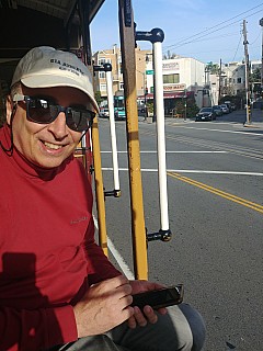 Jim on tram
Photographer;&nbsp;Simon
2020-02-28&nbsp;09.12.36;&nbsp;Metadata time: '2020 Feb 28 09:12'
Original size:&nbsp;3,120 x 4,160; 5,020 kB
Filename: 2020-02-28 09.12.36 LG6 Simon - Jim on tram.jpeg
