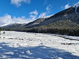 Tramp Hurunui River from Hurunui #3 Hut to Camerons Hut and beyond return