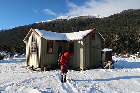 Leaving Hurunui  3 hut for day walk
Photographer;&nbsp;Brian
2022-08-01&nbsp;09.16.48;&nbsp;Metadata time: '2022 Aug 01 09:16'
Original size:&nbsp;5,472 x 3,648; 8,010 kB
Filename: 2022-08-01 09.16.48 IMG_0423 Brian - leaving Hurunui 3 hut for day walk.jpeg