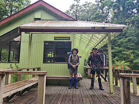 Simon and Brian at Waitewaewae Hut
Photo: Simon
2024-01-05 07.51.59; '2024 Jan 05 07:52'
Original size: 9,248 x 6,936; 14,347 kB
2024-01-05 07.51.59 S20+ Simon - Simon and Brian at Waitewaewae Hut.jpeg