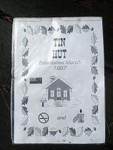 Tin Hut sign
Photographer;&nbsp;Simon
2020-03-29&nbsp;16.12.02;&nbsp;Metadata time: '2020 Mar 29 16:12'
Original size:&nbsp;3,120 x 4,160; 5,627 kB
Filename: 2020-03-29 16.12.02 LG6 Simon - Tin Hut sign.jpeg