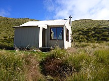 Carroll Hut and Mt Kelly