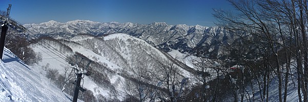 From near top Cortina # 4 pair lift
Photographer;&nbsp;Simon
2015-02-16&nbsp;13.20.00;&nbsp;Metadata time: '2015 Feb 16 13:20'
Original size:&nbsp;8,519 x 2,837; 6,117 kB;&nbsp;stitch
Filename: 2015-02-16 13.20.00 Panorama Simon - from near top Cortina #4 pair lift_stitch.jpg