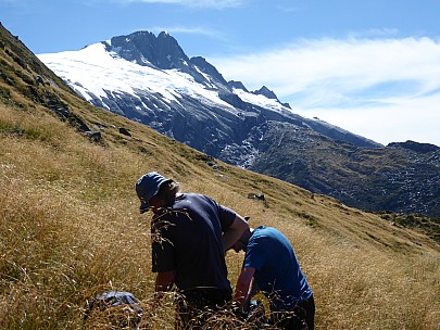 2019-01-16 11.18.52 P1010566 Brian - Jim and Alan in the snowgrass, Mt Hooker behind.jpeg: 4000x3000, 4871k (2019 Jun 24 21:09)