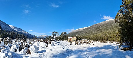 Tramp Hurunui River from Hurunui Hut to Hurunui #3 Hut