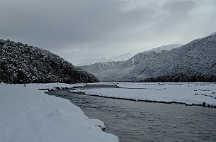 Tramp Hurunui River from Hurunui #3 Hut to Camerons Hut and beyond return