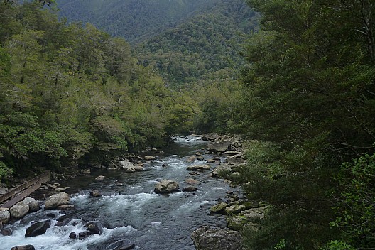 View up the Moeraki from swingbridge
Photographer;&nbsp;Philip
2023-04-17&nbsp;14.48.08;&nbsp;Metadata time: '2023 Apr 17 14:48'
Original size:&nbsp;4,320 x 2,880; 5,224 kB
Filename: 2023-04-17 14.48.08 P1070077 Philip - view up the Moeraki from swingbridge.jpeg