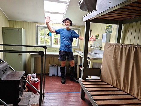 Brian in Blue River hut
Photographer;&nbsp;Simon
2023-04-17&nbsp;14.57.43;&nbsp;Metadata time: '2023 Apr 17 14:57'
Original size:&nbsp;9,248 x 6,936; 12,099 kB
Filename: 2023-04-17 14.57.43 S20+ Simon - Brian in Blue River hut.jpeg