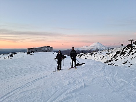 Adrian and Kevin behind Tararua Lodge
Photographer;&nbsp;Simon
2023-09-02&nbsp;17.59.05;&nbsp;Metadata time: '2023 Sept 02 17:59'
Original size:&nbsp;9,248 x 6,936; 6,768 kB
Filename: 2023-09-02 17.59.05 S20+ Simon - Adrian and Kevin behind Tararua Lodge.jpeg