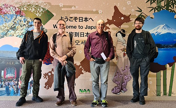 Us all at Narita airport
Photographer;&nbsp;Simon
2024-03-01&nbsp;13.14.53;&nbsp;Metadata time: '2024 Mar 01 17:14'
Original size:&nbsp;9,139 x 5,639; 10,662 kB;&nbsp;cr
Filename: 2024-03-01 13.14.53 S20+ Simon - us all at Narita airport_cr.jpg
