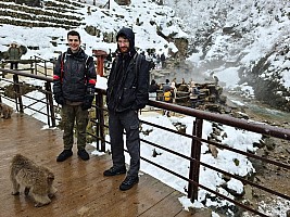 Prince Hotel East Wing to Hotel Alpenburg; visit to the Jigokudani Snow Monkeys
Adrian and Kevin in front of the Snow Monkey Onsen
Photo: Simon
2024-03-06 13.05.05; '2024 Mar 06 13:05'
Original size: 9,248 x 6,936; 17,252 kB
2024-03-06 13.05.05 S20+ Simon - Adrian and Kevin in front of the Snow Monkey Onsen.jpeg