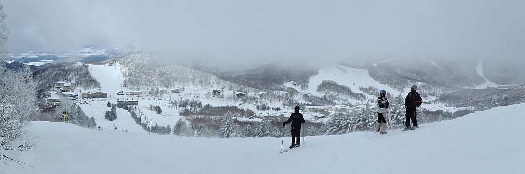 Kevin, Jim and Adrian at the top of Takamagahara
Photographer;&nbsp;Simon
2024-03-09&nbsp;12.51.55;&nbsp;Metadata time: '2024 Mar 09 16:51'
Original size:&nbsp;12,791 x 4,240; 5,652 kB;&nbsp;stitch
Filename: 2024-03-09 12.51.55 S20+ Simon - Kevin, Jim and Adrian at the top of Takamagahara_stitch.jpg