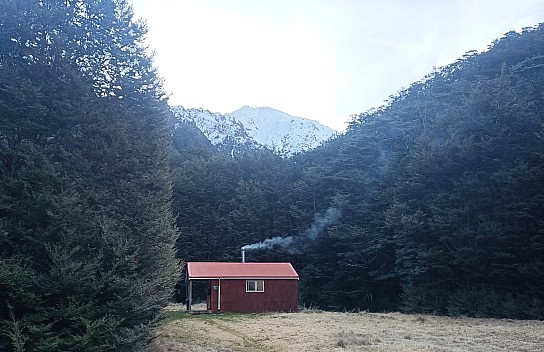 Huxley Forks Hut with smoke
Photo: Philip
2024-09-29 18.36.22; '2024 Sept 29 18:36'
Original size: 7,269 x 4,707; 7,570 kB; cr
2024-09-29 18.36.22 IMG_20240929_183622 Philip - Huxley Forks Hut with smoke_cr.jpg