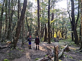 Philip and Brian leaving Huxley Forks Hut
Photographer;&nbsp;Simon
2024-09-30&nbsp;09.16.01;&nbsp;Metadata time: '2024 Sept 30 09:16'
Original size:&nbsp;9,248 x 6,936; 19,745 kB
Filename: 2024-09-30 09.16.01 S20+ Simon - Philip and Brian leaving Huxley Forks Hut.jpeg